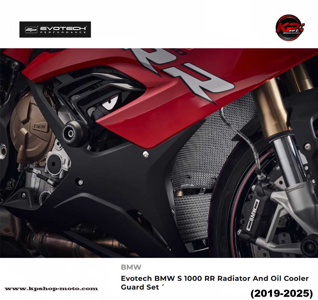 การ์ดหม้อน้ำ & การ์ดออยส์ Evotech BMW S1000RR Radiator And Oil Cooler Guard Set (2019 - 2025)