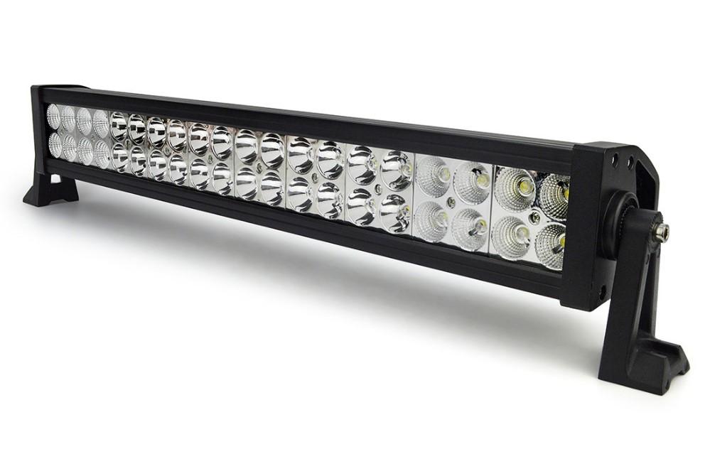 สว่างตาเเตก !! LED Light Bar ไฟรถยนต์ 120W บาร์ยาว ทรงโค้ง ไฟหน้ารถ ไฟท้าย สำหรับอะไหล่รถ อุปกรณ์รถยนต์ รถสิบล้อ รถบรรทุก รถ Jeep ATV เรือประมง เรือยอชท์ รถบรรทุก รถสิบล้อ สว่างมาก เเสงพุ่งเเละเเสงกระจาย งานพรีเมี่ยม เเสงขาว 12V-24V จำนวน 1 ชิ้น