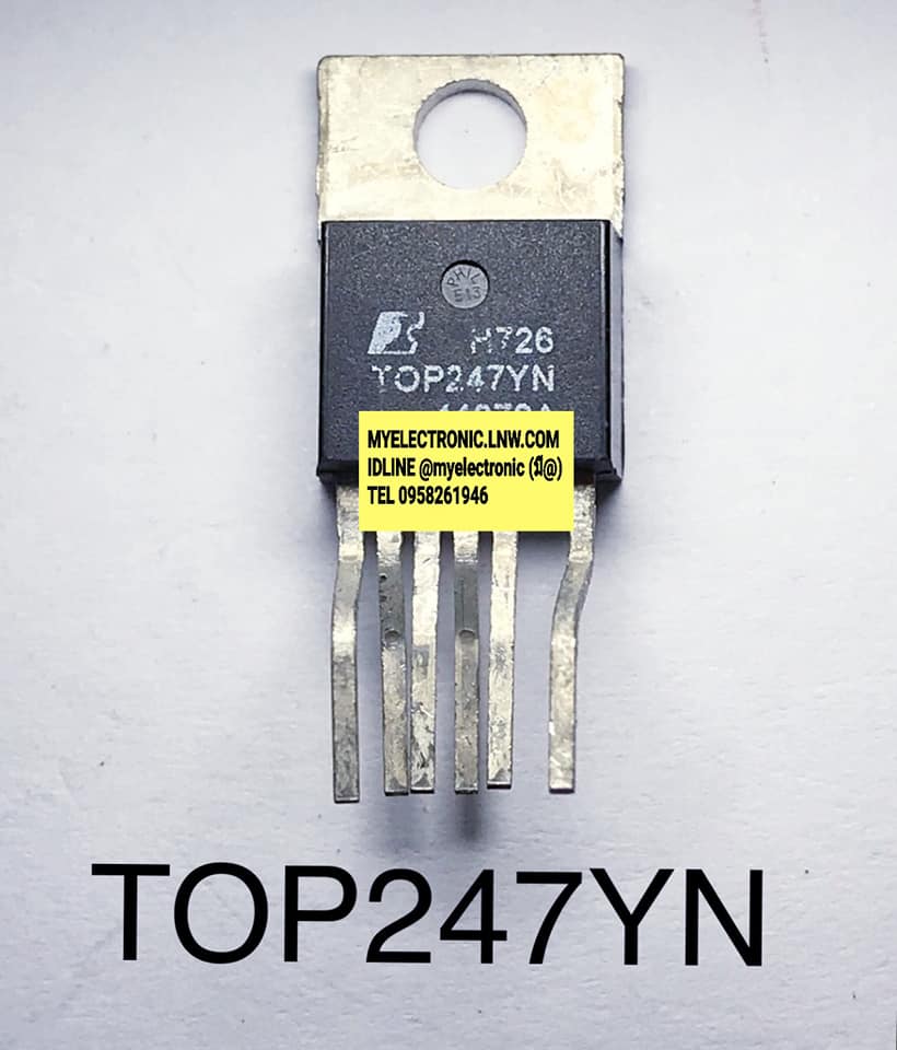 TOP247YN 6ขา ตัวถัง TO-220/6ขา TOP247 YN ไอซี IC ยี่ห้อ ราคา ตัวล่ะ . . . บาท