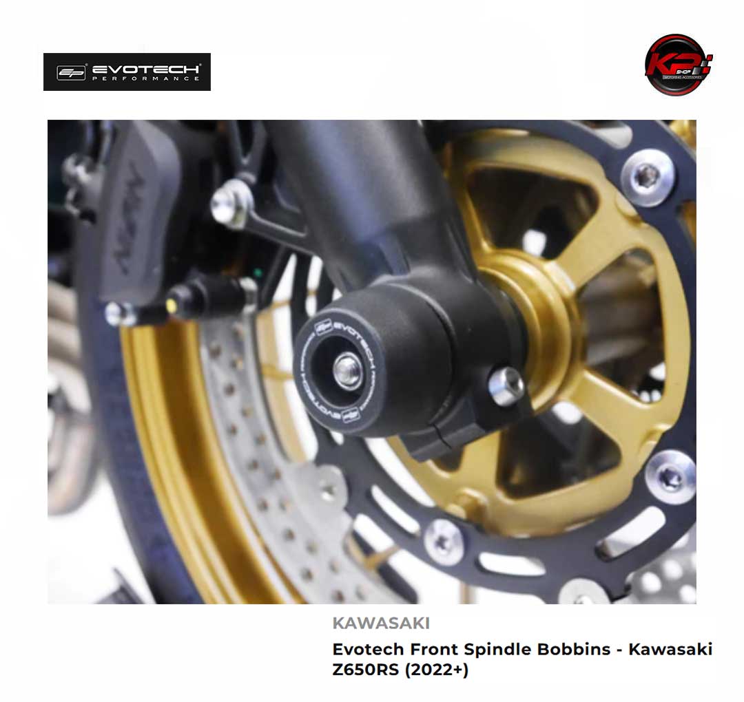 กันล้มหน้า Evotech Front Spindle Bobbins - Kawasaki Z650RS (2022+)