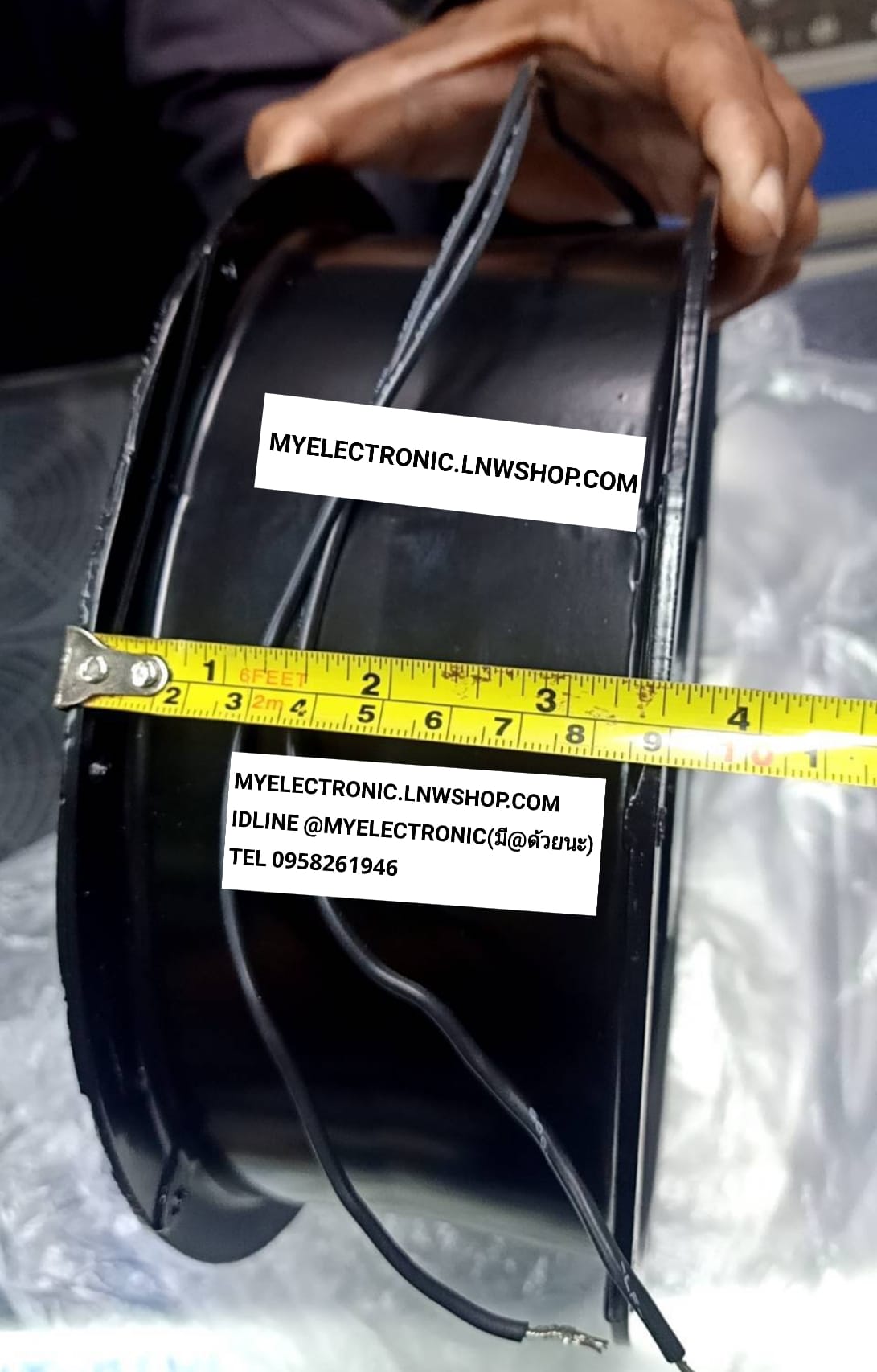 ขาย พัดลม10นิ้วกลม , พัดลม220V0.35A 75W พัดลม ใบพลาสติก รุ่น FP-25489-S1-B ขนาด เส้นผ่านศูนย์กลาง255มม.หนา90มม. 255×90MM. ยี่ห้อ COMMONWEALTH ROTARY FAN ราคาตัวละ บาท
