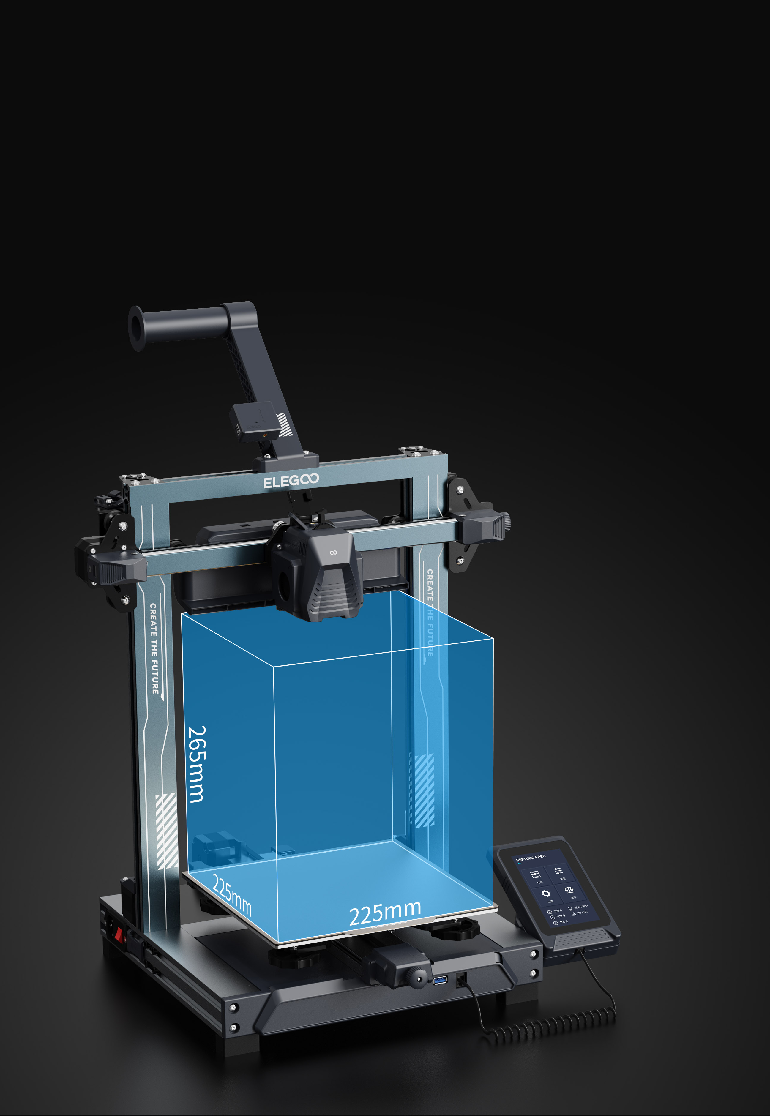 เครื่องพิมพ์ 3 มิติ (3D Printer) Elegoo Neptune 4 Pro by In2real3d