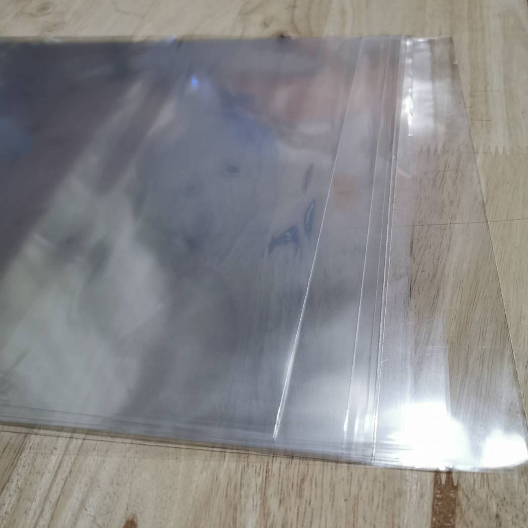 ซองพลาสติกใส่แผ่นเสียง ซองใส่แผ่นเสียง ซองชั้นนอก (32x32เซนติเมตร) เหมาะสำหรับใส่แผ่นเสียงอัลบั้มที่มี 1แผ่น (50ใบ)