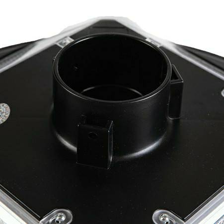 เเสงวอร์ม ไฟถนนโซล่าเซลล์ UFO 12000W เเบตเตอรี่อึด สว่างถึงเช้า ไฟสปอร์ตไลท์ 20 ช่อง ทรงจานบิน (ไม่รวมเสา)