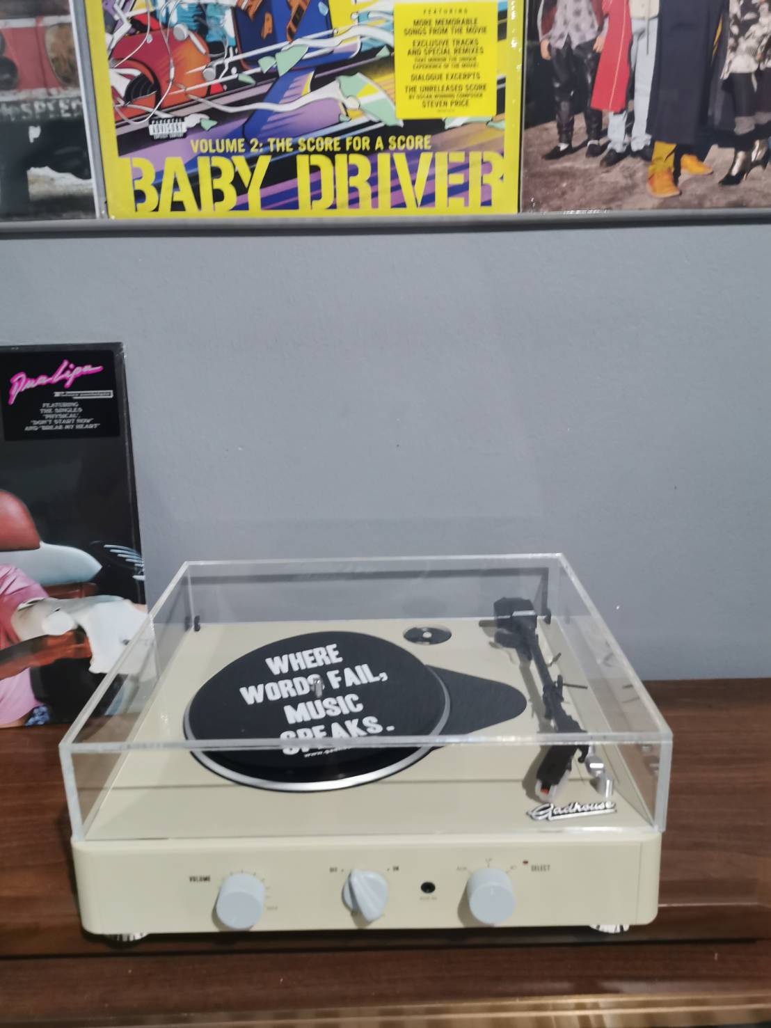 ฝาครอบเครื่องเล่นแผ่นเสียง Gadhouse รุ่น Brad เเบบฝาใส arcylic