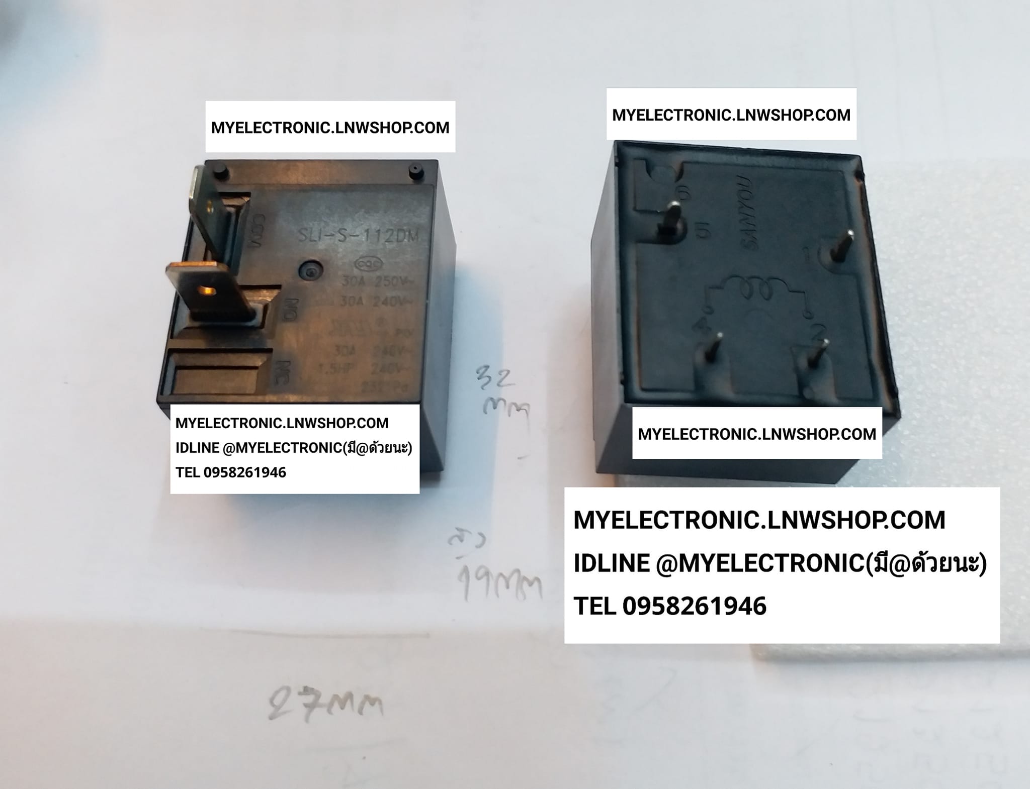 ขาย , SLI-S-112DM , รีเลย์ , RELAY , รีเลย์คอยล์12V4ขา , 30A250V , มีหางปลา , เสียบ , รีเลย์12V4ขา , COIL12V , 4ขา , ยี่ห้อ , SANYOU , ของแท้ , ราคา , ตัวละ . . . . , หน่วย บาท