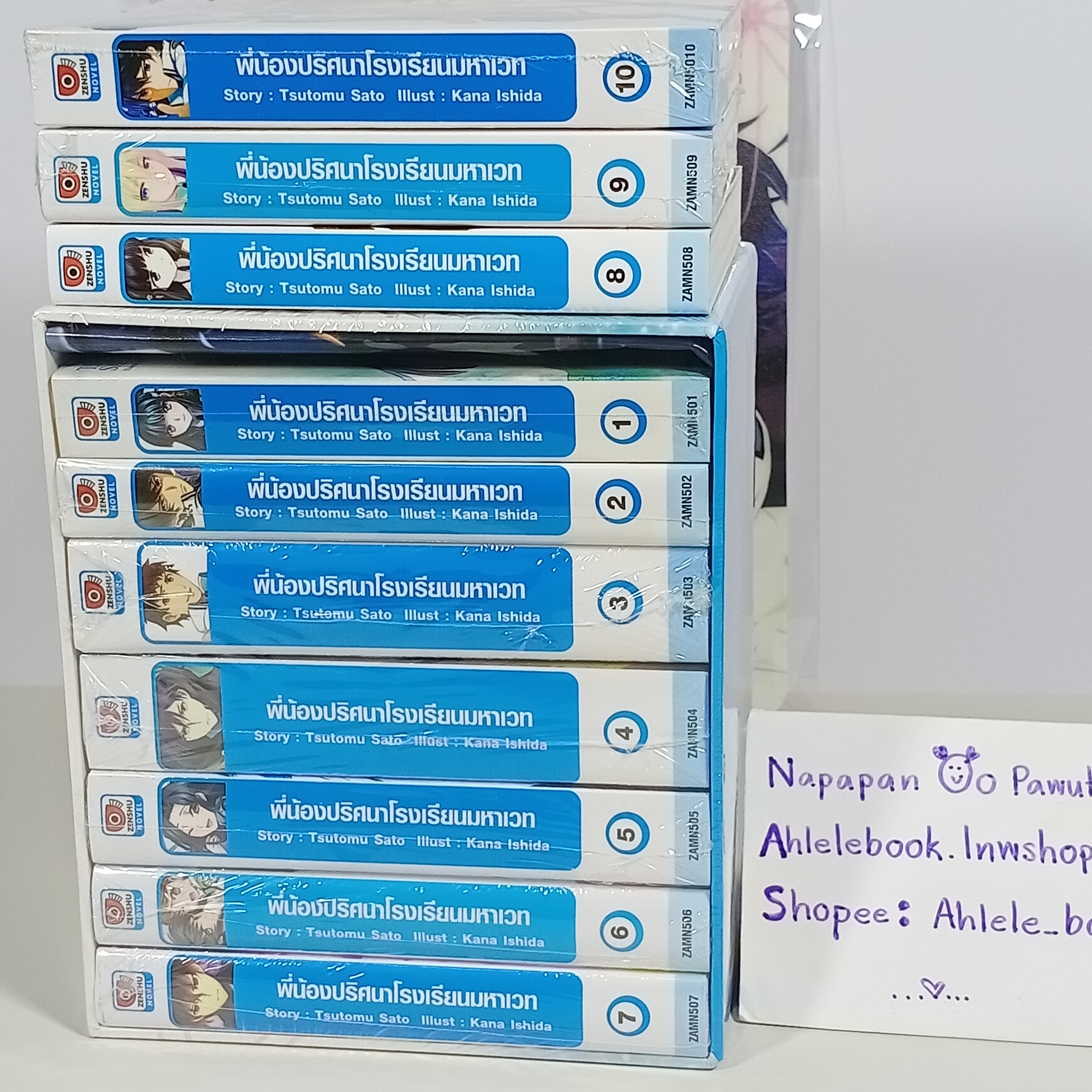 [ไลท์โนเวล][มือ1+2] เหมา Boxset พี่น้องปริศนาโรงเรียนมหาเวท เล่ม 1-7 + เล่ม 8-9-10