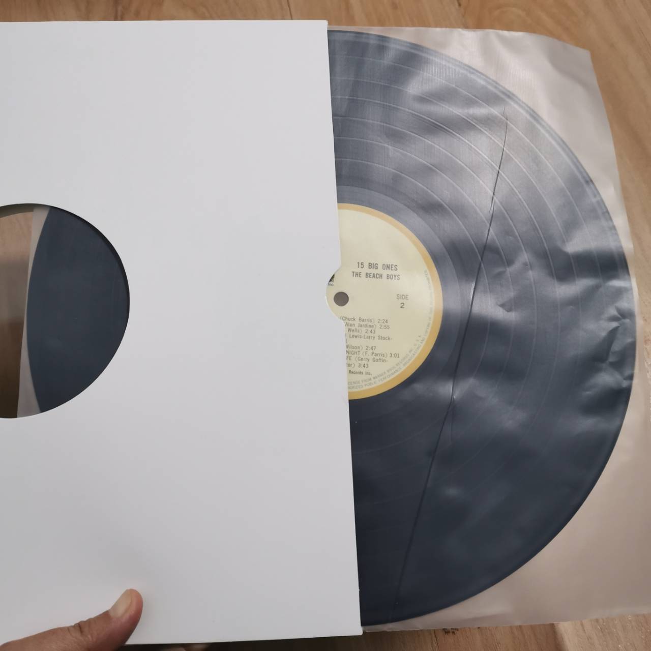 ซองกระดาษใส่แผ่นเสียง ซองใส่แผ่นเสียง สำหรับแผ่นที่ไม่มีปก ใส่แผ่นเสียงขนาด12นิ้ว (20ใบ)