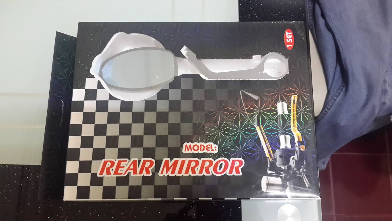 กระจกแต่ง ปลายแฮนด์ทรงรี