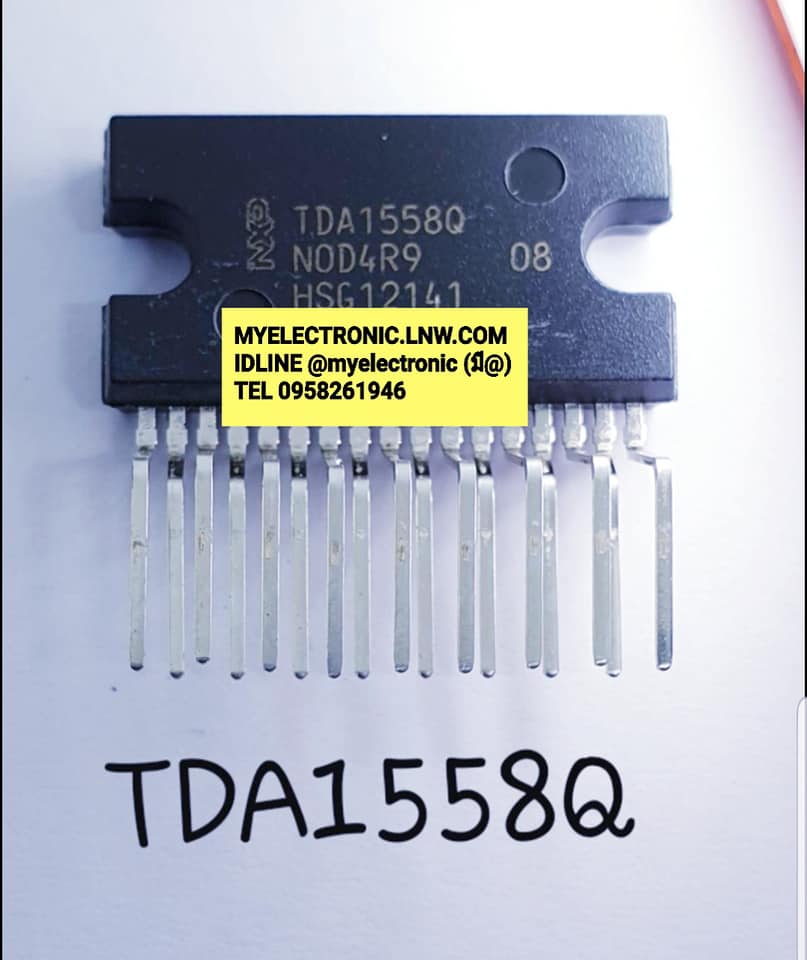 ขาย TDA1558Q ยี่ห้อ NXP ตัวถังSIL17ขา IC ไอซี ราคา ตัวละ . . .. . หน่วย บาท