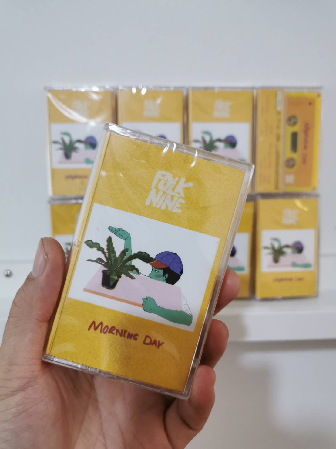 Tape cassette เทปเพลง เทปคาสเซ็ต Folk Nine : Morning Day เทปใหม่ ซีล
