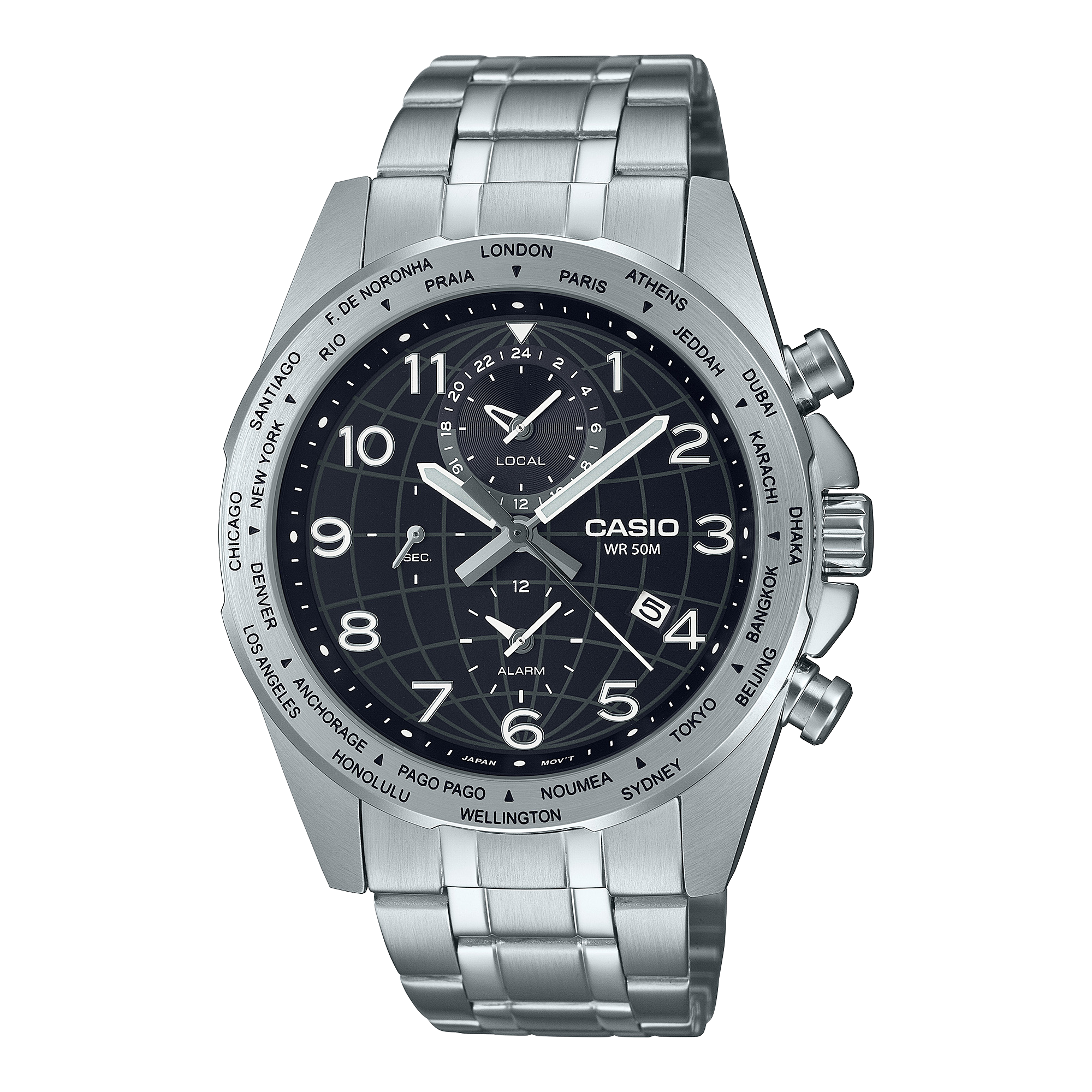 MTP-W500D-1AV | หลายเข็มนาฬิกา - สุภาพบุรุษ | Dress - CASIO