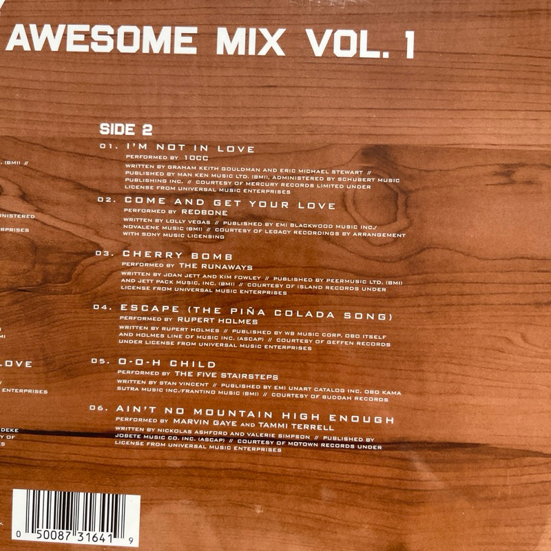 แผ่นเสียง Guardians Of The Galaxy Awesome Mix Vol. 1 ,Vinyl, LP, Compilation ,EU มือหนึ่ง ซีล