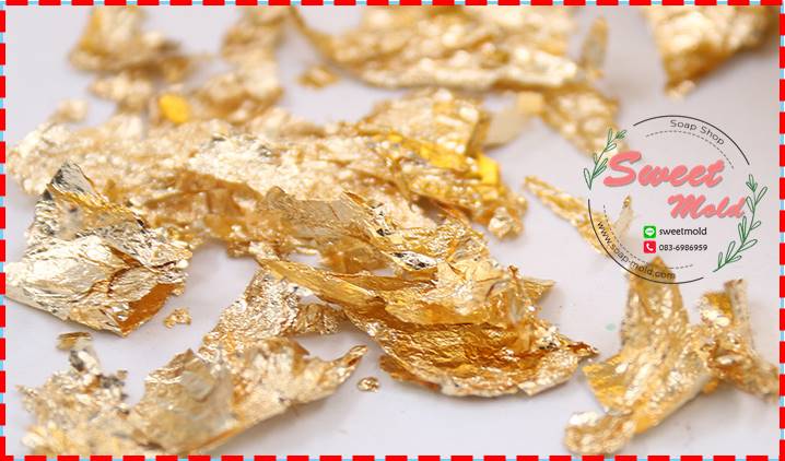 แผ่นทองคำเปลว(ตกแต่ง)ขนาด3กรัม รหัสสินค้า: 007386