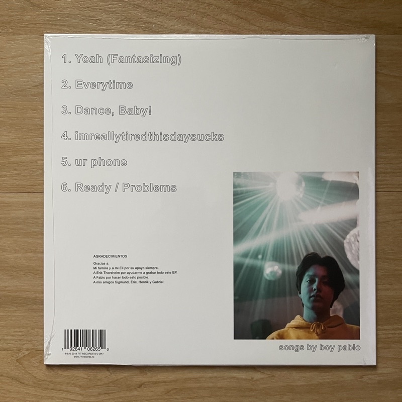 แผ่นเสียง Boy Pablo- Roy Pablo,Vinyl, 12", 45 RPM, EP, ** Clear Vinyl , แผ่นเสียงมือหนึ่ง ซีล