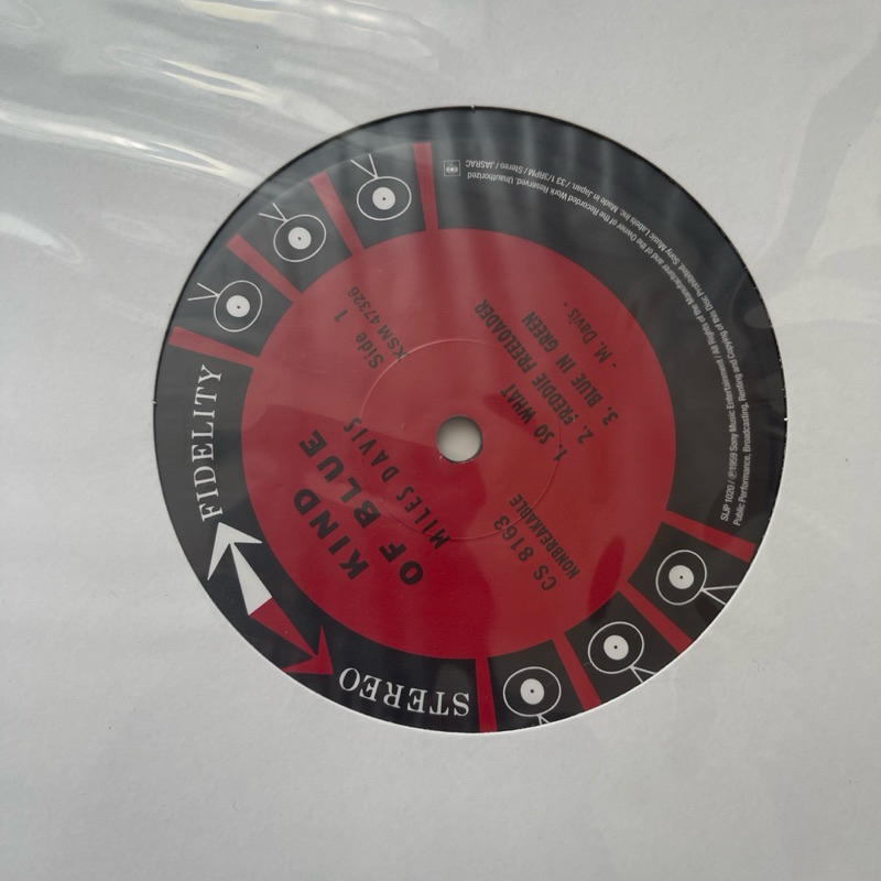 แผ่นเสียง Miles Davis - Kind Of Blue , Vinyl, LP, Album, Japan Limited Edition, 180g มือหนึ่ง ซีล