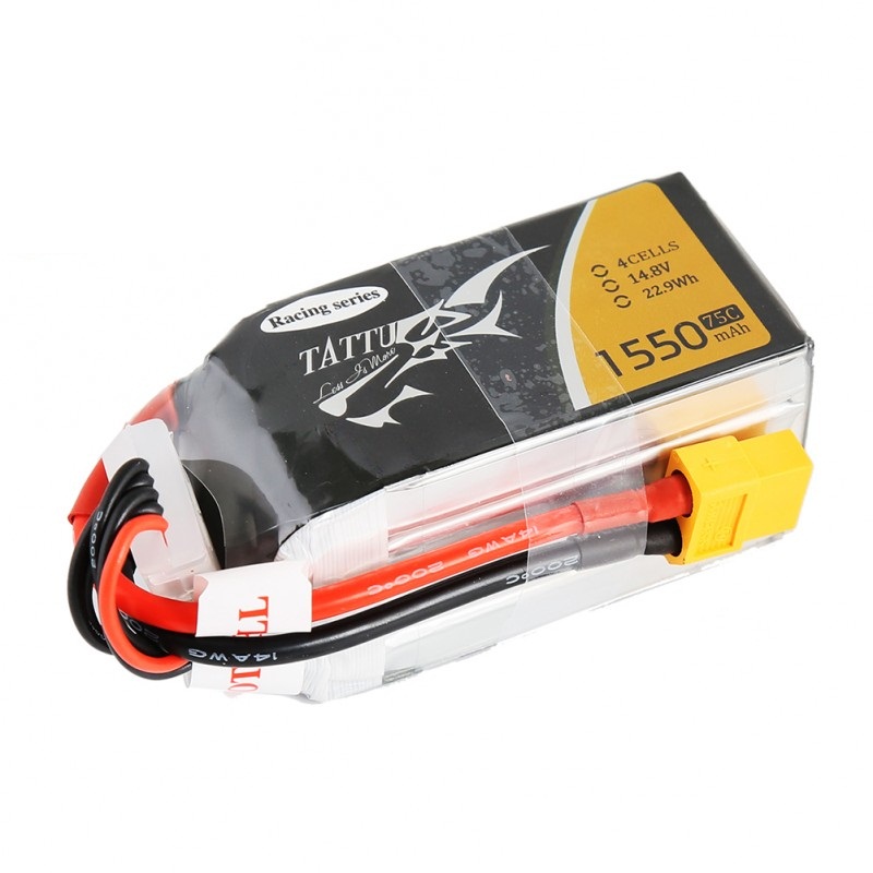 TATTU 1550mAh 14.8V 75C 4S1P