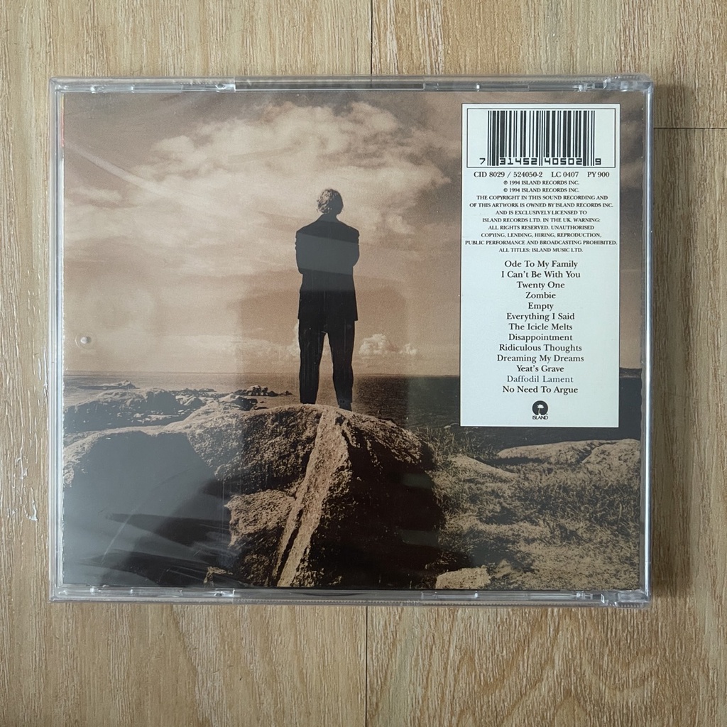 CD ซีดีเพลง The Cranberries – No Need To Argue แผ่นแท้ ใหม่ ซีล