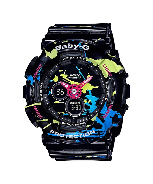 Casio Baby-G Splatter Pattern Series รุ่น BA-120SPL-1A