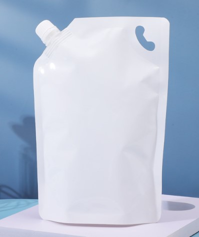 ถุงบรรจุของเหลว ถุงฝาเกลียวแบบขาวทึบ ขนาด 1000 ML แพ็ค 50 ชิ้น
