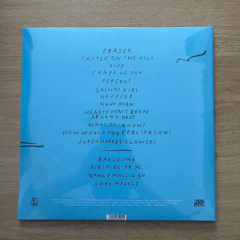 แผ่นเสียง Ed Sheeran ÷ (Divide ) 2 × Vinyl, 12", 45 RPM, Album, Deluxe Edition, Gatefold EU, มือหนึ่ง ซีล