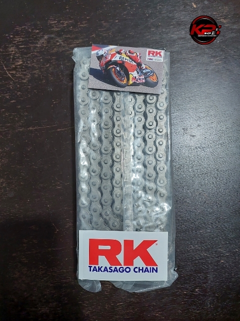 โซ่ RK O-Ring 520KRO2-120L สีเงิน เบอร์ 520