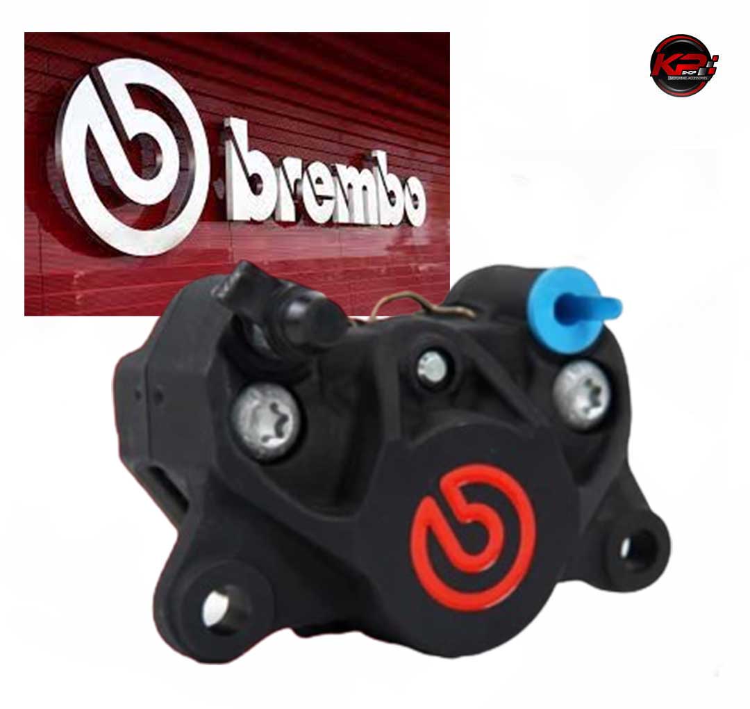 Brembo 2POT ปักข้าง ดำโลโก้แดง