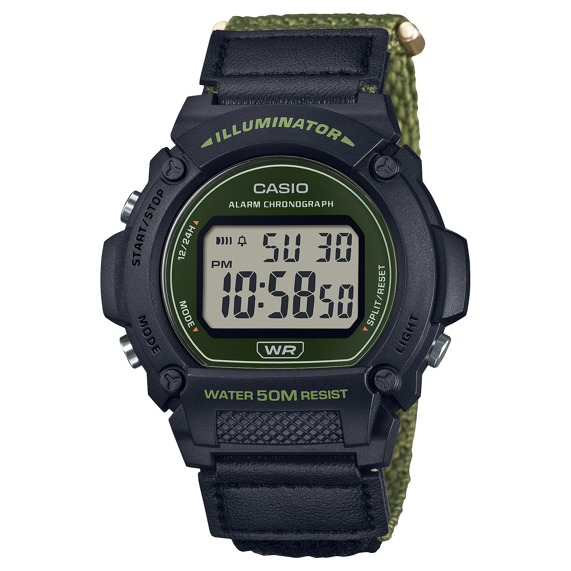 W-219HB-3AV | ดิจิตอล | วัยหนุ่มสาว | นาฬิกา | CASIO สำเนา