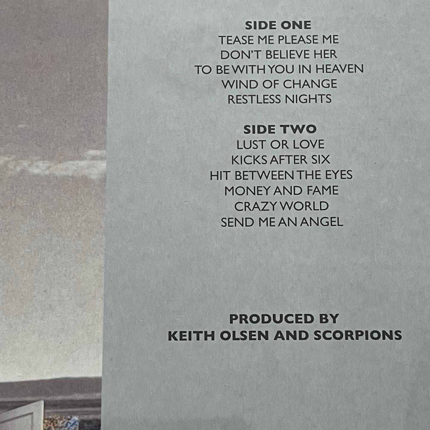 แผ่นเสียง scorpions – Crazy World ,Vinyl, LP, Album, Reissue แผ่นเสียงมือหนึ่ง ซีล