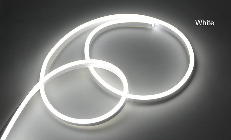 [ฟรี !ปลั๊กหัวจ่าย 3 เส้น] LED Neon Flex ม้วน 50 เมตร ไฟเส้น led นีออนเฟล็กซ์ ไฟแอลอีดีนีออนดัด สามารถ ตัด ดัด โค้ง งอ ตกเเต่ง ได้ตามต้องการ AC220V เหมาะกับการเดินไฟซ่อนฝ้า แต่งภายในและภายนอกสถานที่ -แสงขาว ม้วนยาว 50 เมตร
