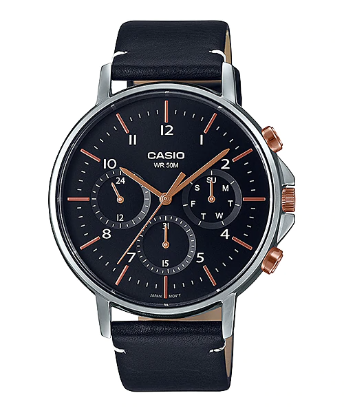 Casio หลายเข็มนาฬิกา - สุภาพบุรุษ รุ่น MTP-E321L-1AV