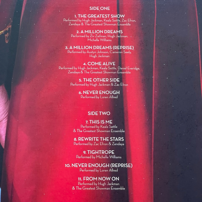 แผ่นเสียง The Greatest Showman (Original Motion Picture Soundtrack) Vinyl, LP, Album USA มือหนึ่ง ซีล