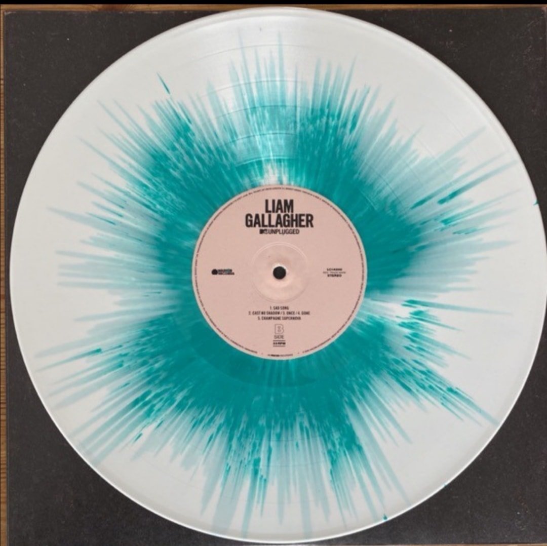 แผ่นเสียง Liam gallager MTV unplugged Colour Vinyl แผ่นเสียงใหม่ซีล