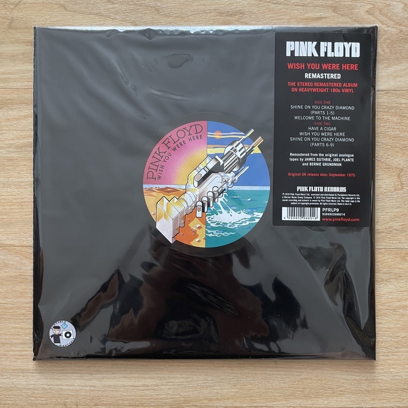 แผ่นเสียง Pink Floyd – Wish You Were Here, Vinyl, LP, Album, Reissue, Remastered, 180g,มือหนึ่ง ซีล