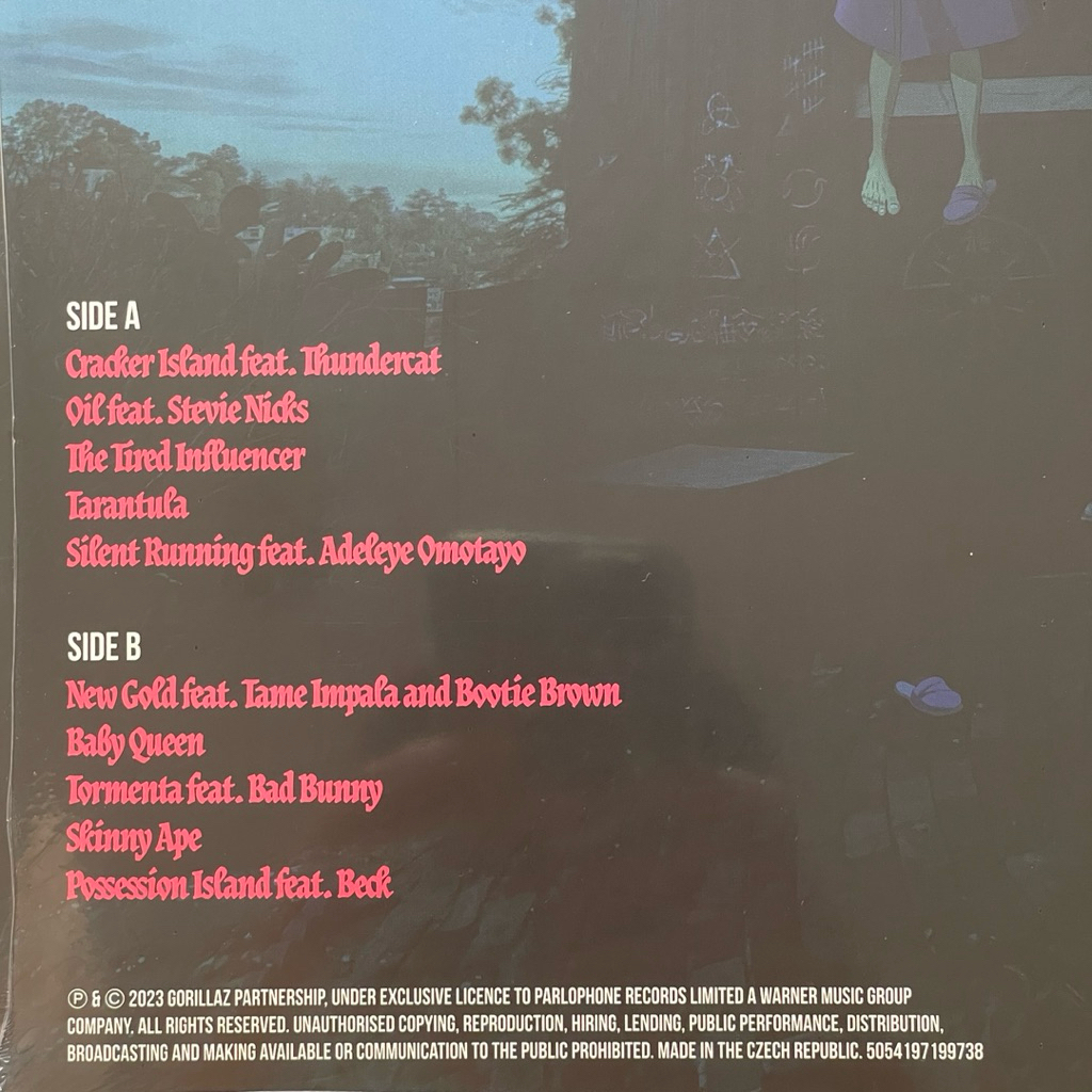 แผ่นเสียง Gorillaz Cracker Island , Vinyl, LP, Album, Stereo มือหนึ่ง ซีล มุมยู่นิด