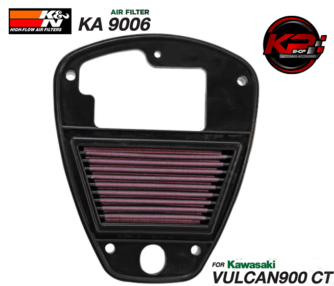 กรองอากาศ K&N KAWASAKI VULCAN900 CT (KA 9006)
