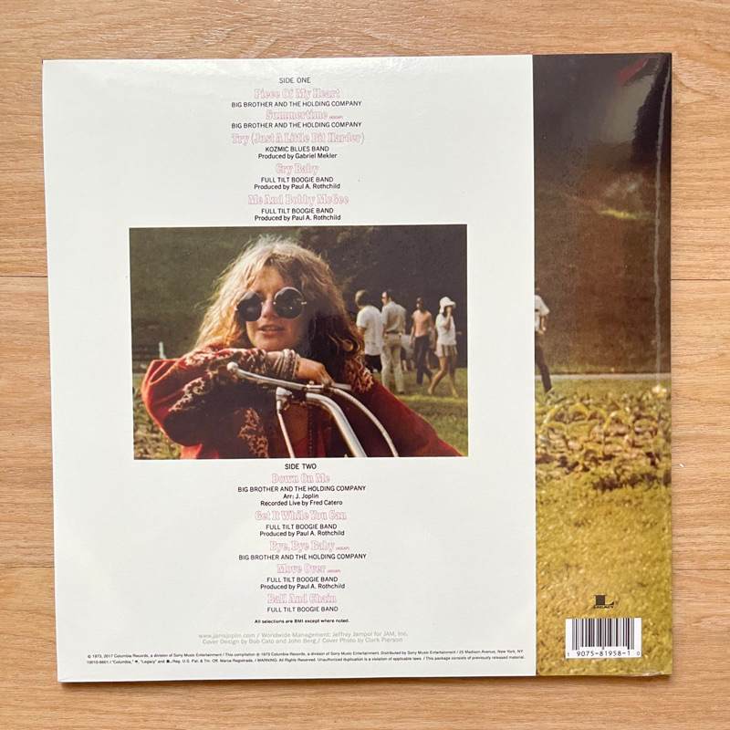 แผ่นเสียง Janis Joplin – Janis Joplin's Greatest Hits Vinyl, Compilation, มือหนึ่ง ซีล