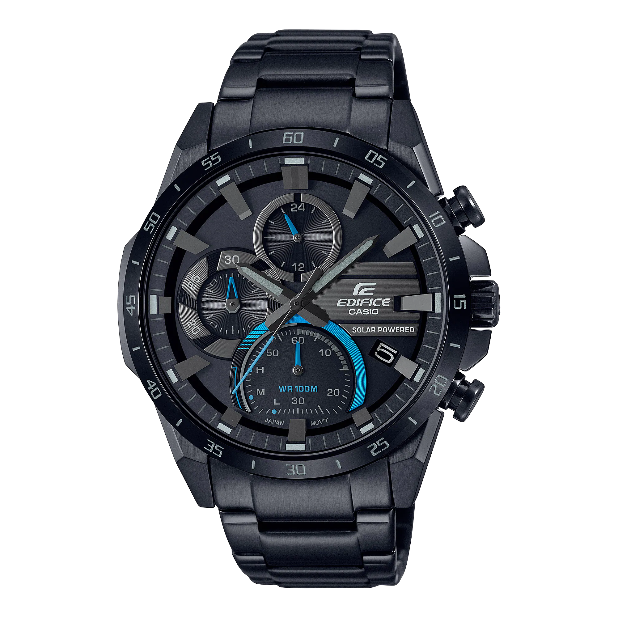 EQS-940DC-1BV | โครโนกราฟพลังงานแสงอาทิตย์ | นาฬิกา | CASIO