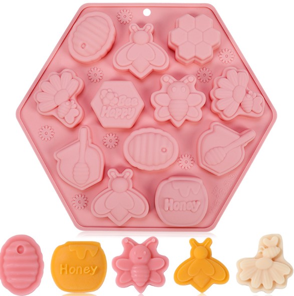 แม่พิมพ์ผึ้งรวม 12 ช่อง ขนาด 15-17 กรัม