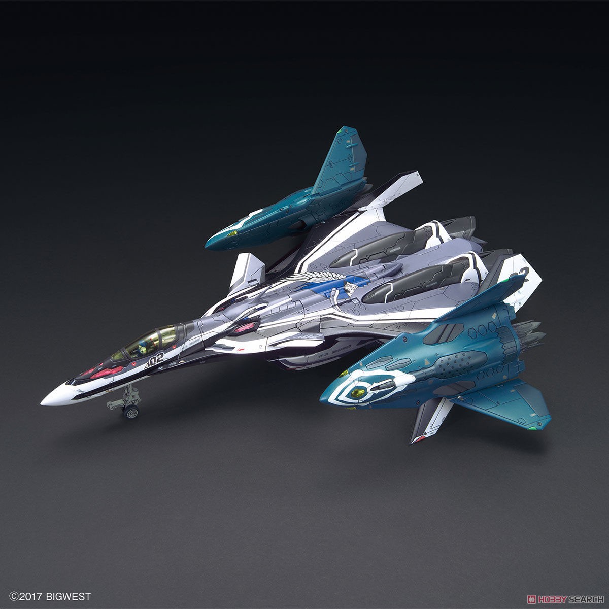 1061334 BANDAI SPIRITS 1/72 VF-31F Siegfried (Hayate Immelman Unit) + Lilldraken