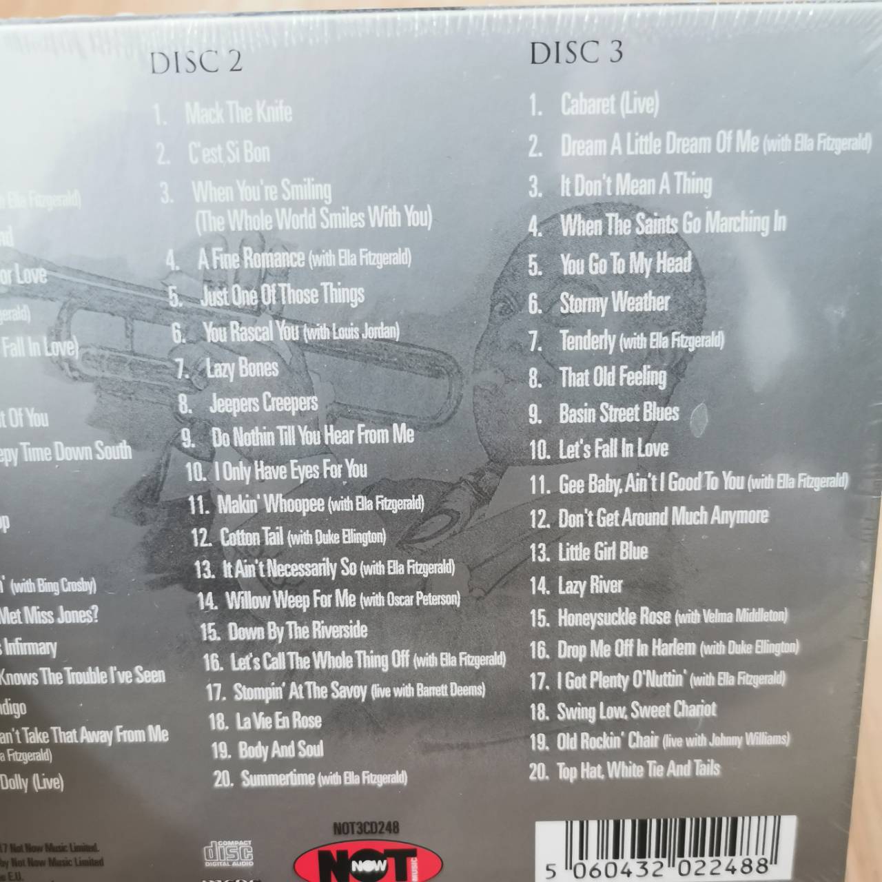 CD ซีดีเพลง Louis Armstrong - The platinum Collection (3CD)