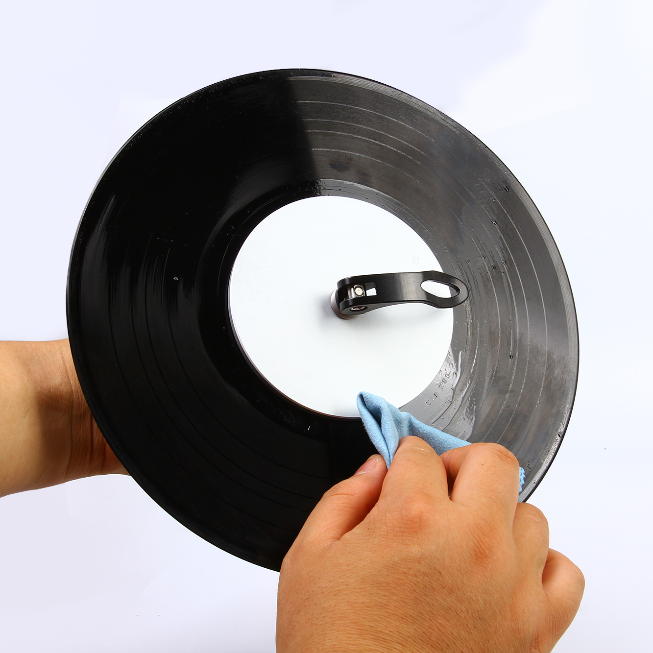 ที่ครอบกันน้ำล้างแผ่นเสียง ที่ครอบล้างแผ่นเสียง มีมือจับ