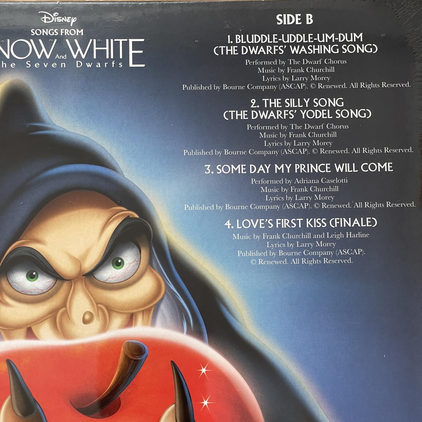แผ่นเสียง Songs From Snow White And The Seven Dwarfs , limited Red Vinyl มือหนึ่ง ซีล