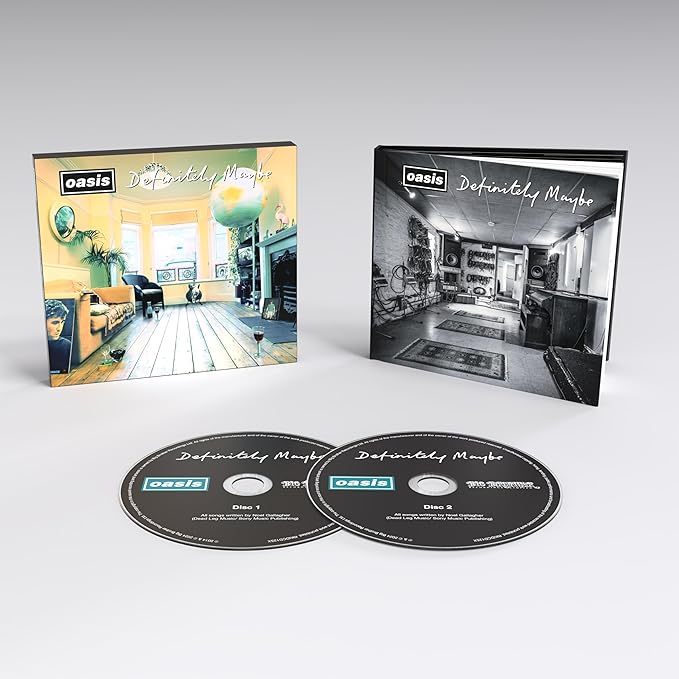 CD ซีดีเพลง Oasis - Definitely Maybe, Limited Edition Deluxe , 30th Anniversary, 2CD มือหนึ่ง ซีล