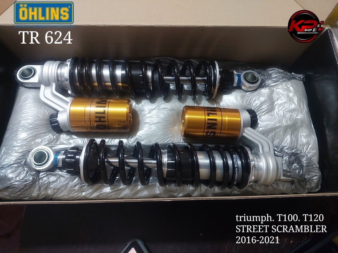 โช๊คหลัง OHLINS TR 624 FOR TRIUMPH BONNEVILLE T120/T100/STREET SCRAMBLER 900
