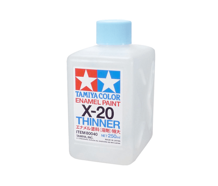 Tamiya 80040 Enamel X-20 Thinner 250 ml 4950344996612 Tamiya (ทินเนอร์ Thinner X-20 250ml สูตรอีนาเมล)
