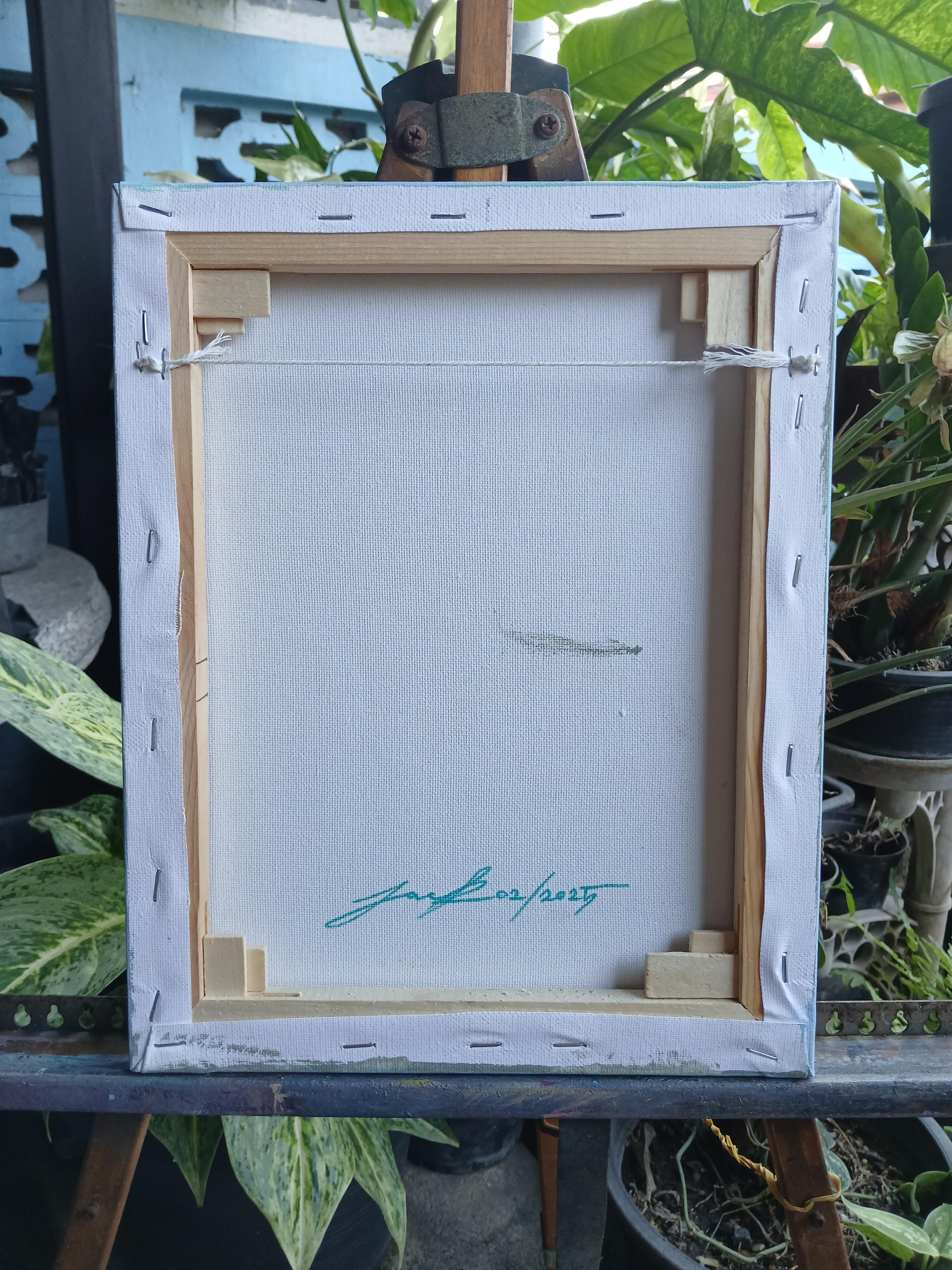 ภาพวาด ในหลวง รัชกาลที่ 9 สีอะครีลิคและวาดเส้นปากกาอะครีลิค แนว colorful บนเฟรมผ้าใบ ขนาด 24 cm. x 29.5 cm.(ประมาณ a4) งานวาด มีชิ้นเดียว ไม่ใช่ภาพพิมพ์หรือโปสเตอร์