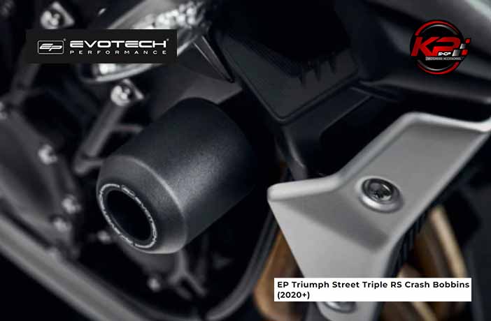กันล้มกลาง Evotech Triumph Street Triple RS Crash Bobbins (2020-2022)