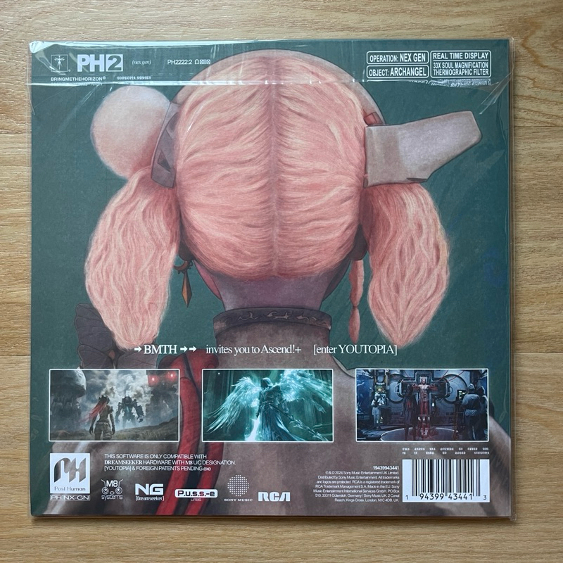 แผ่นเสียง Bring Me The Horizon - Post Human: Nex Gen , Format: 2 x Black Vinyl, LP, Album ,EU มือหนึ่ง ซีล