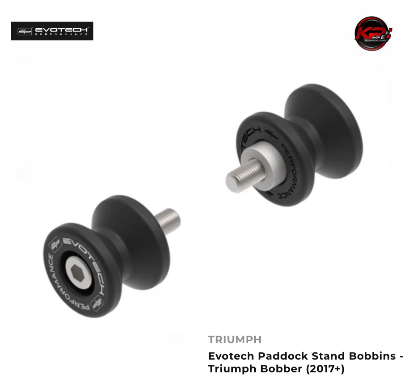สปูน Evotech Paddock Stand Bobbins - Triumph Bobber (2017+)